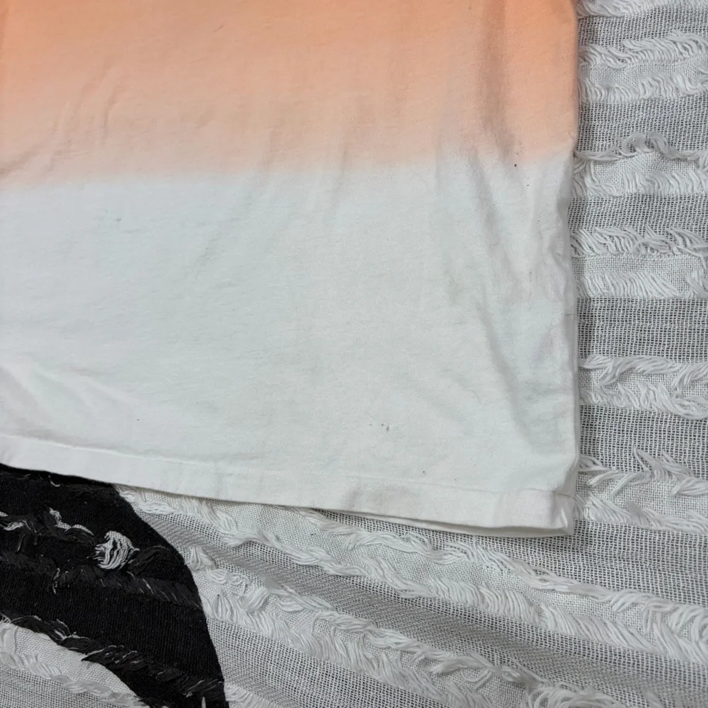 POLO RALPH LAUREN aside degrade orange white original brand Sz L Boho Preppy